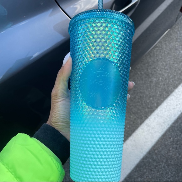 Starbucks Blue Studded Ombré Cold Cup (24oz.) - Picture 2 of 3